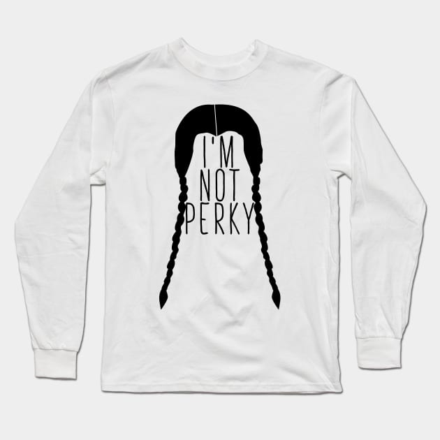 Wednesday Addams Long Sleeve T-Shirt by mariansar